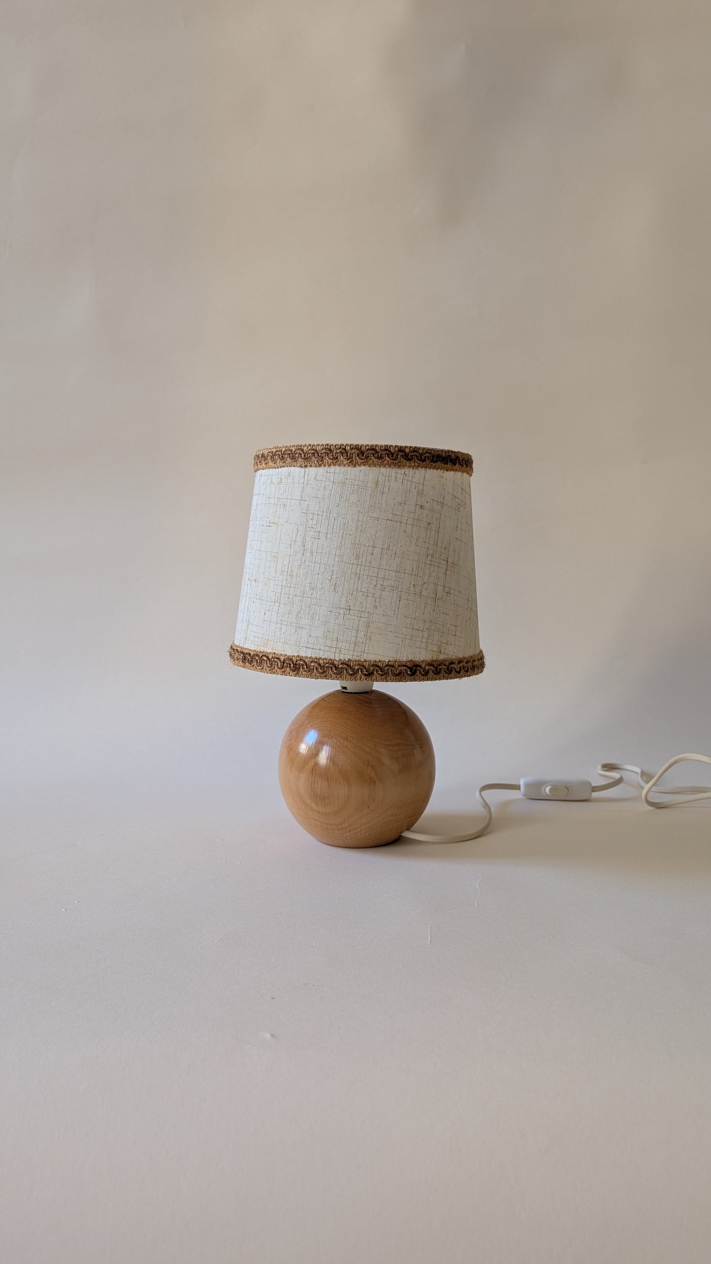 Lampe en bois