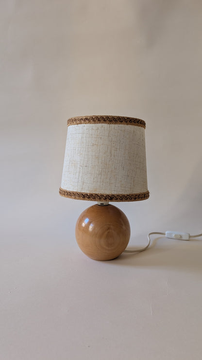 Lampe en bois