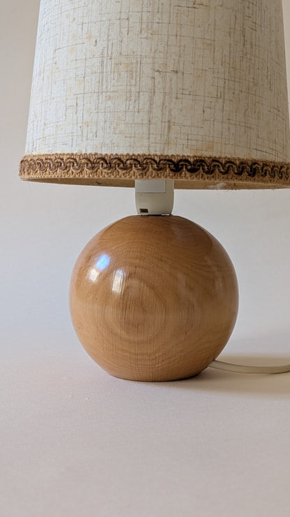 Lampe en bois