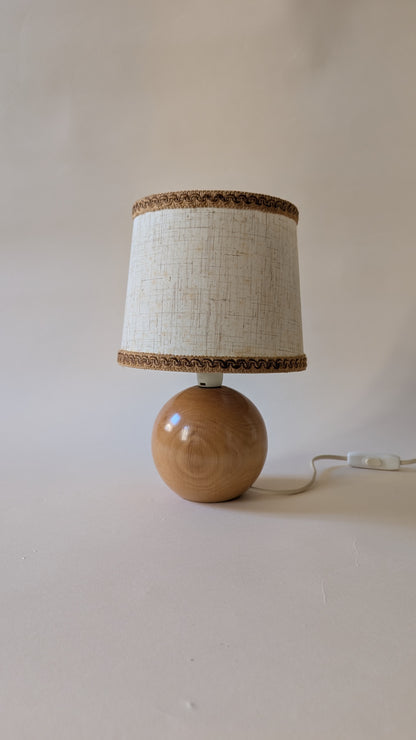 Lampe en bois