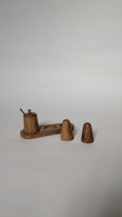 SET DE SAUCIER EN BOIS