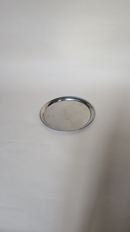 PLATEAU DE SERVICE ARGENTÉ