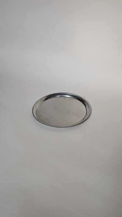 PLATEAU DE SERVICE ARGENTÉ