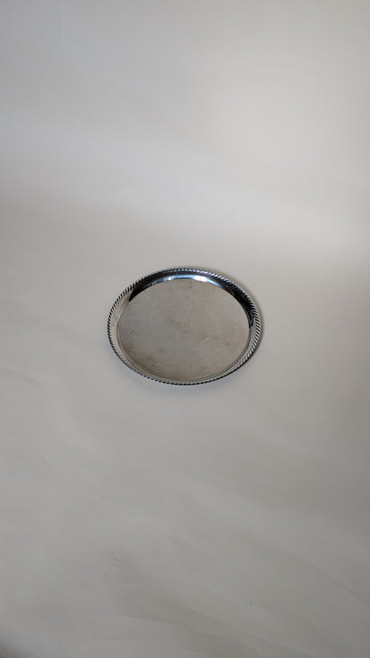 PLATEAU DE SERVICE ARGENTÉ