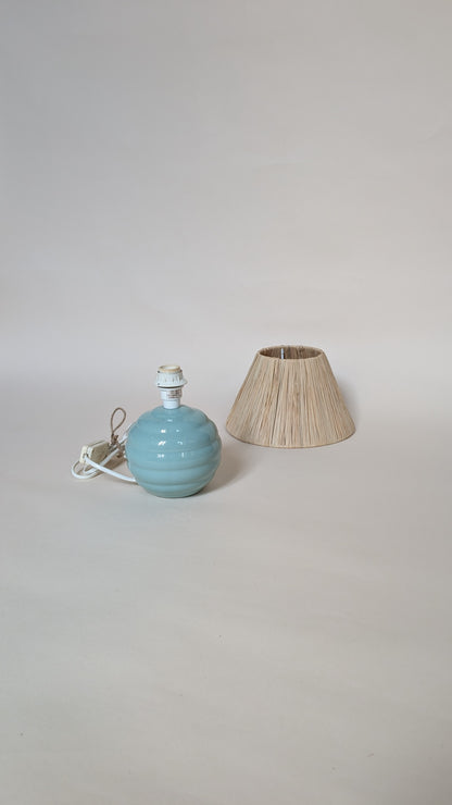LAMPE EN CÉRAMIQUE BLEU