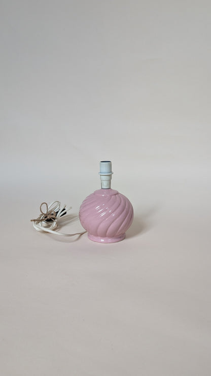 LAMPE EN CÉRAMIQUE ROSE