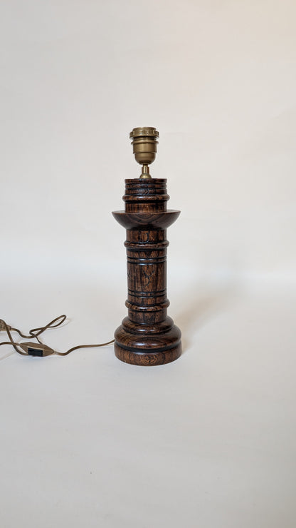 LAMPE EN BOIS - H30cm