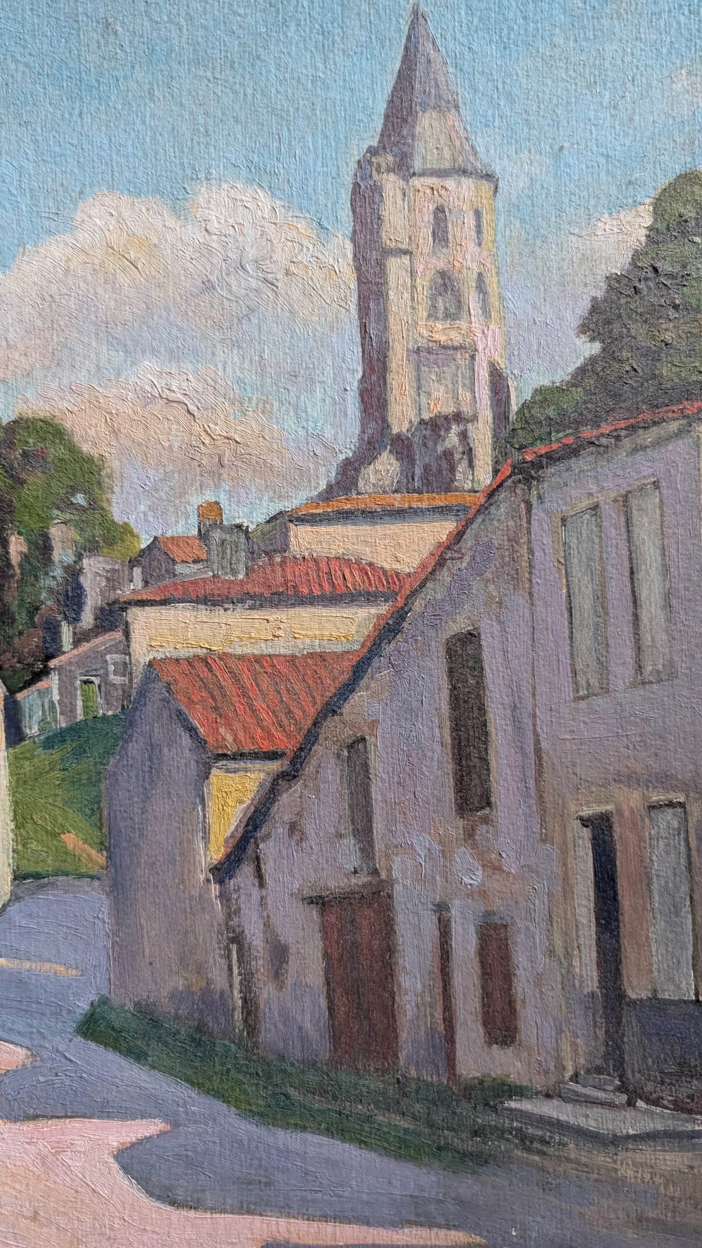 Vue de La Sauve-Majeure – Huile sur panneau (1936)