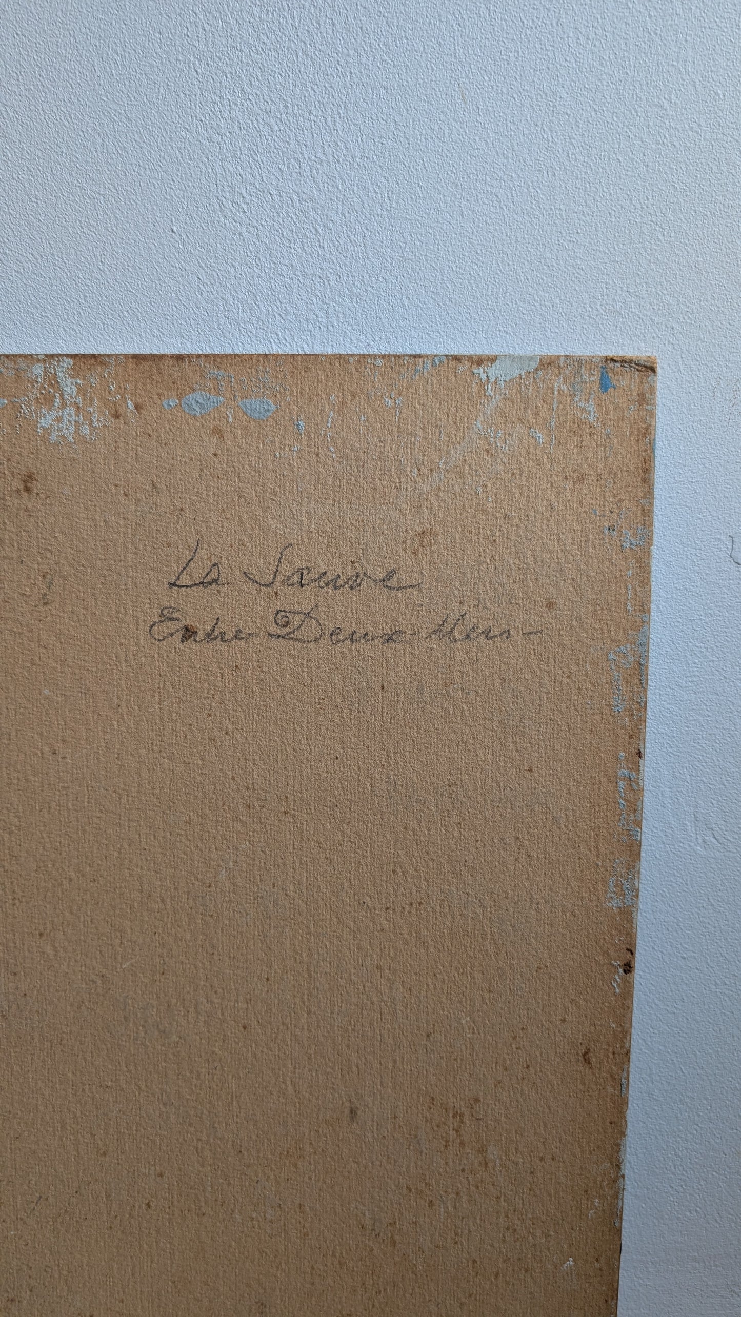 Vue de La Sauve-Majeure – Huile sur panneau (1936)