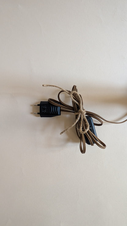 Pied de lampe en bois tourné