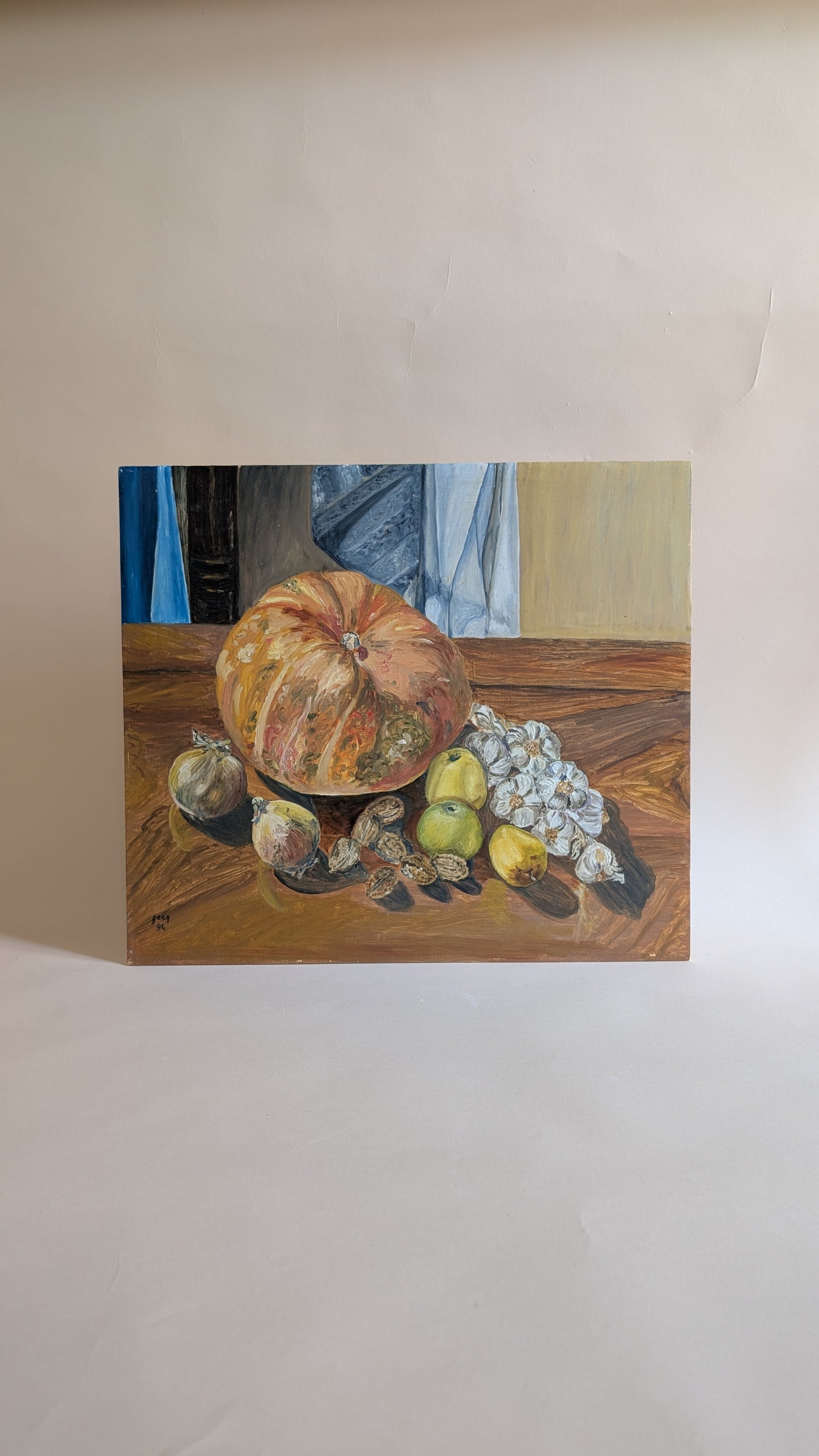 Tableau nature morte – Huile sur bois