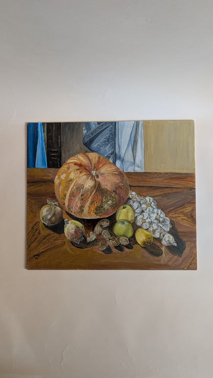 Tableau nature morte – Huile sur bois