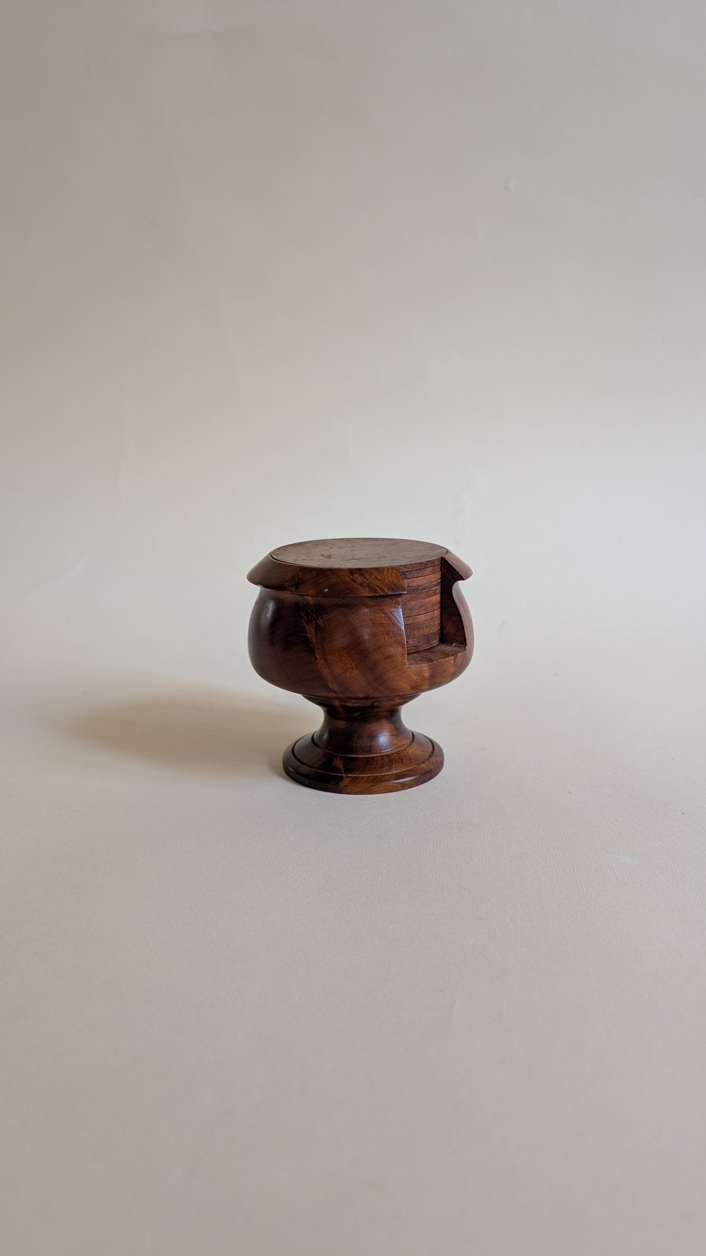 Dessous de verre en loupe d'orme