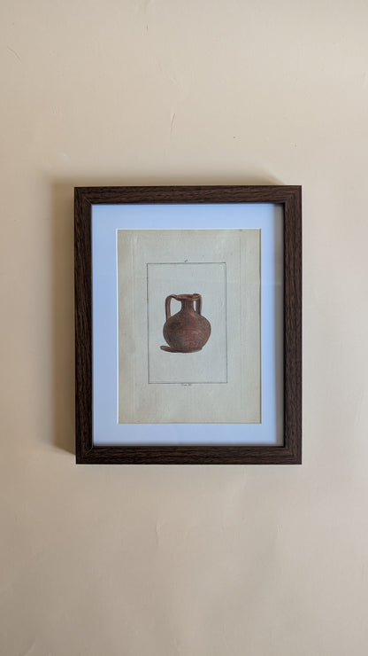 Gravure poterie antique ancienne