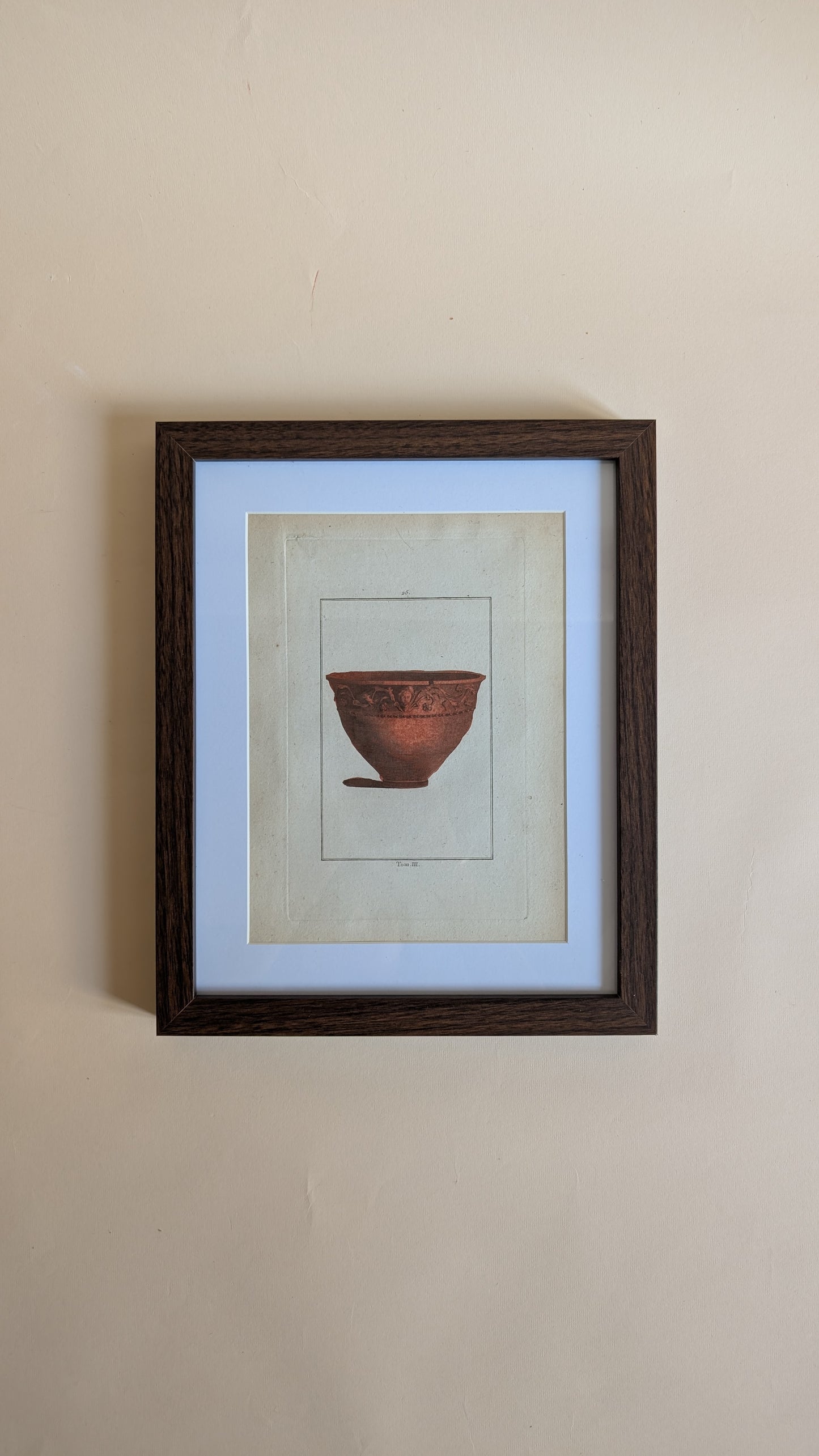 Gravure poterie antique ancienne