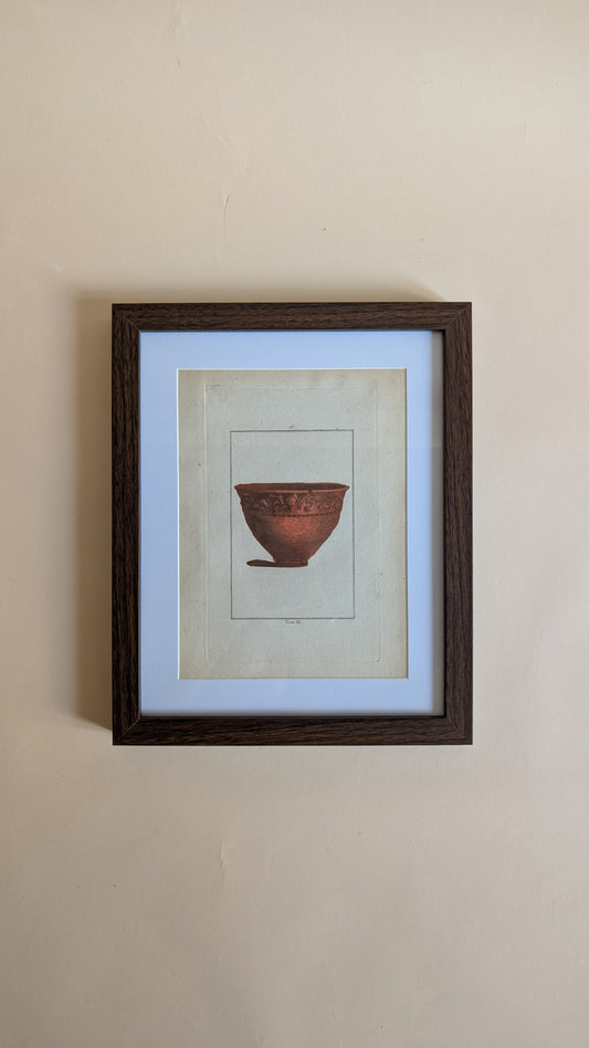 Gravure poterie antique ancienne
