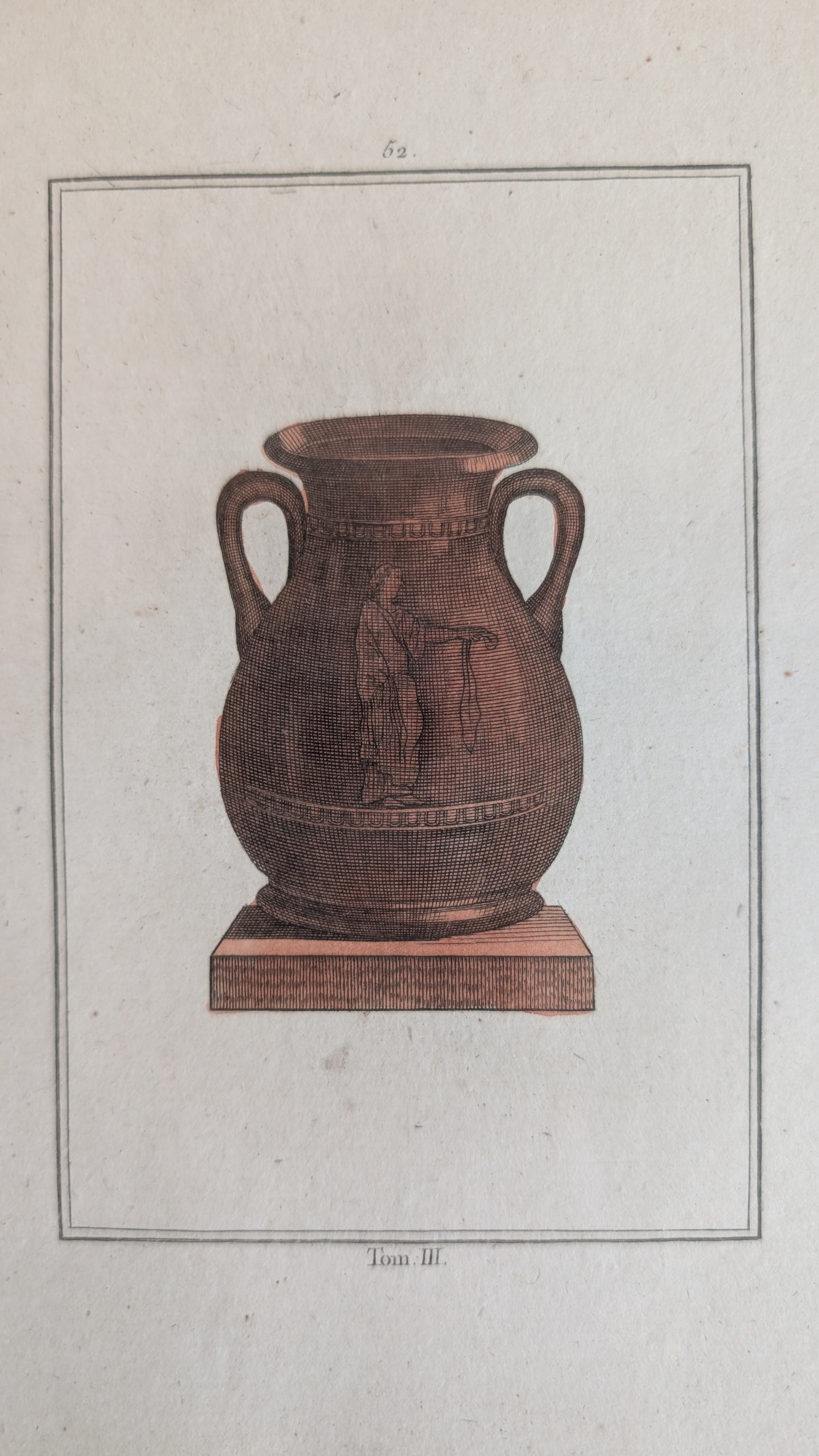 Gravure poterie antique ancienne
