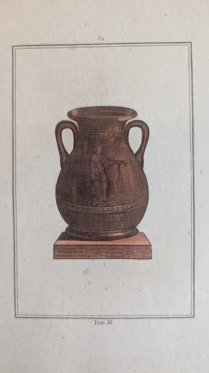 Gravure poterie antique ancienne