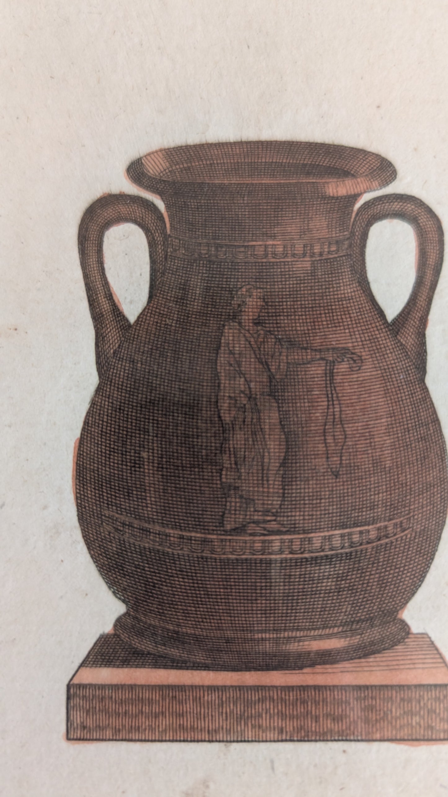 Gravure poterie antique ancienne