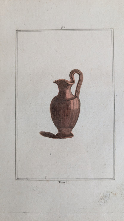 Gravure poterie antique ancienne
