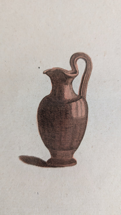 Gravure poterie antique ancienne