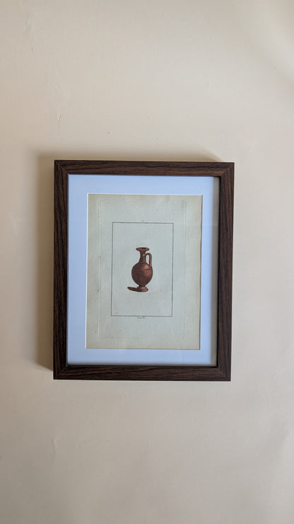 Gravure poterie antique ancienne