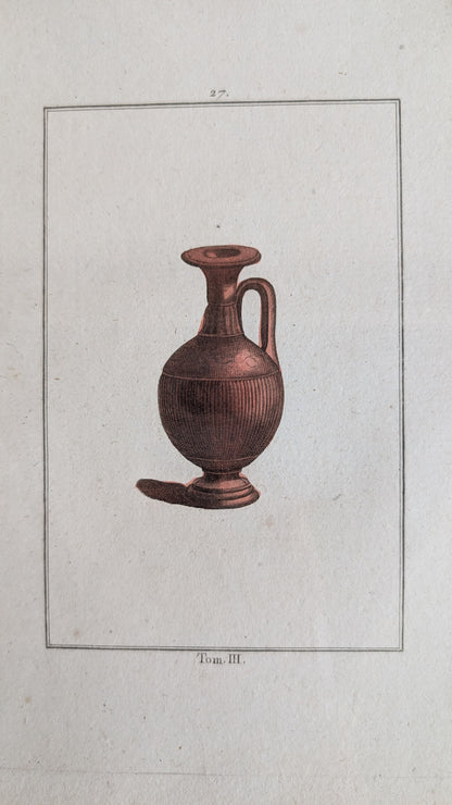 Gravure poterie antique ancienne