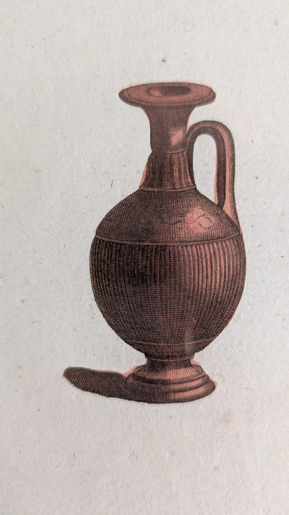 Gravure poterie antique ancienne