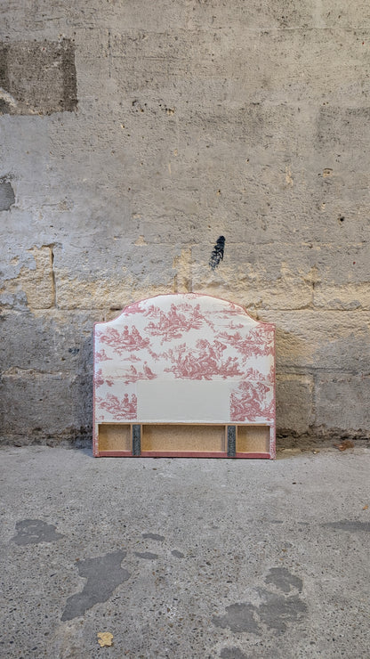 Tête de lit en toile de jouy