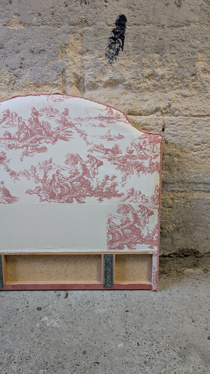 Tête de lit en toile de jouy