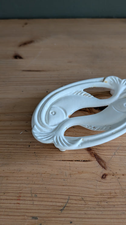 Porte-savon en forme de poisson