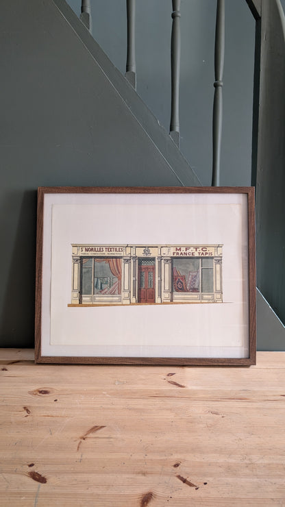 Lithographie "Ste Noailles Textiles" – Catherine d'Ortoli