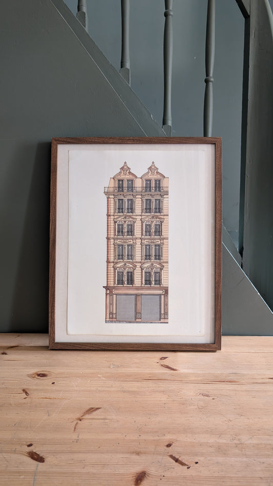 Lithographie "Atelier du Patrimoine" – Catherine d'Ortoli