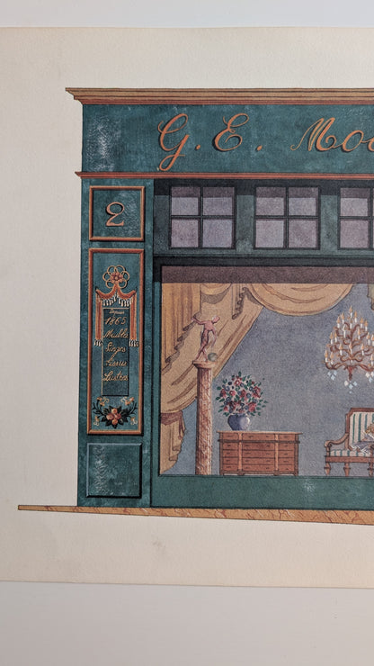 Lithographie "G. E. Mouret - brocante" – Catherine d'Ortoli