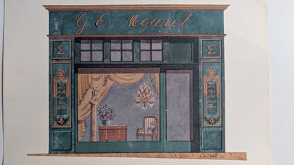 Lithographie "G. E. Mouret - brocante" – Catherine d'Ortoli