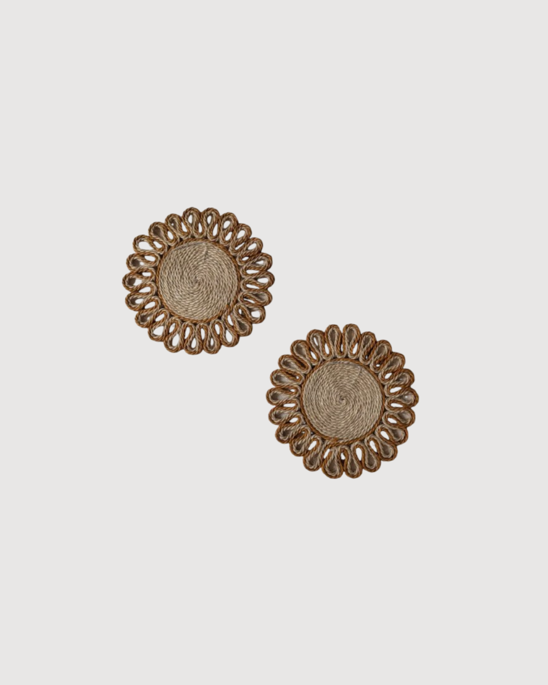 Paire de dessous de plats