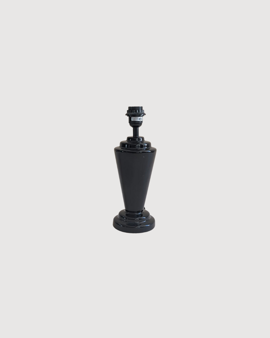 Pied de lampe noir Art Déco