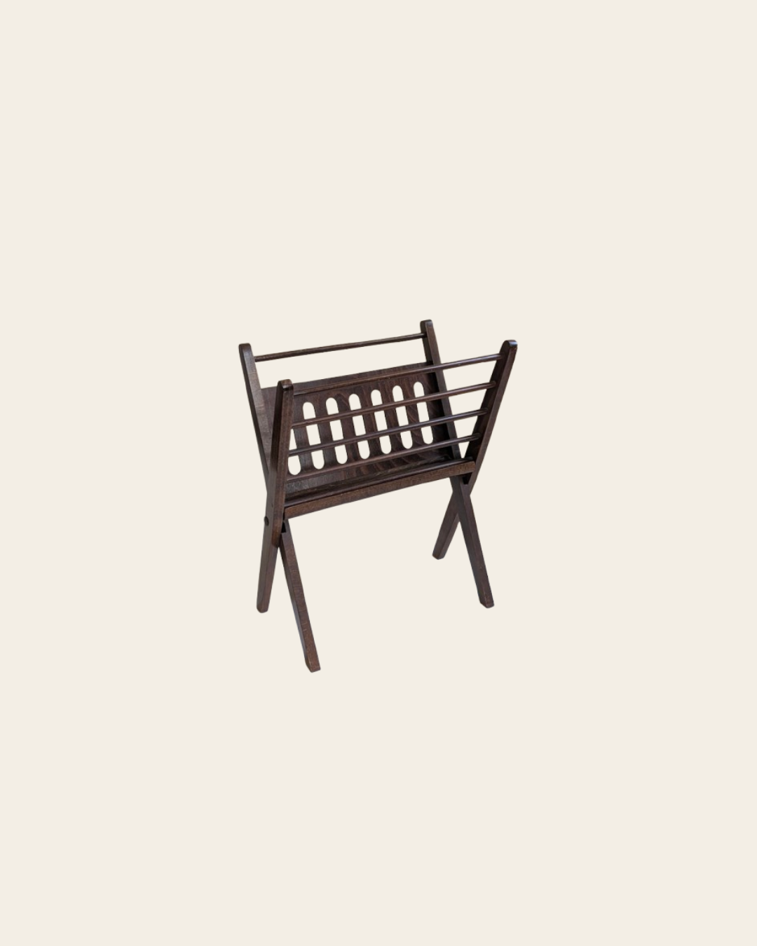 Porte-revues pliant en bois