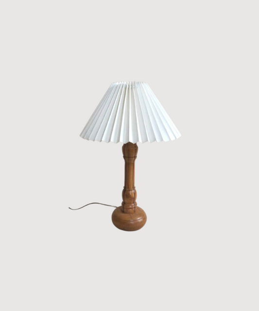 Lampe en bois