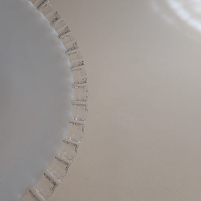 Suspension opaline blanche