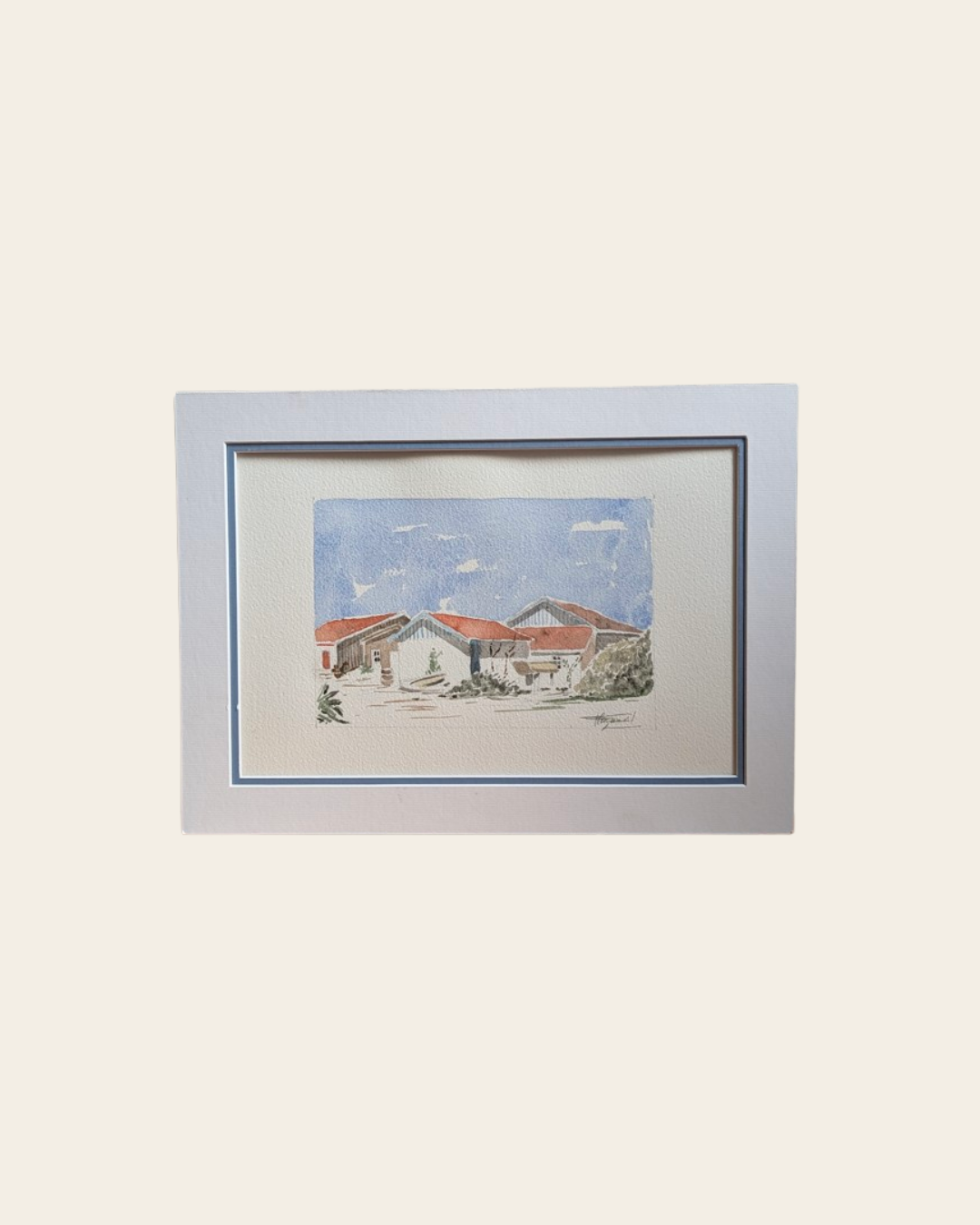 Aquarelle Originale – Esprit du Cap Ferret