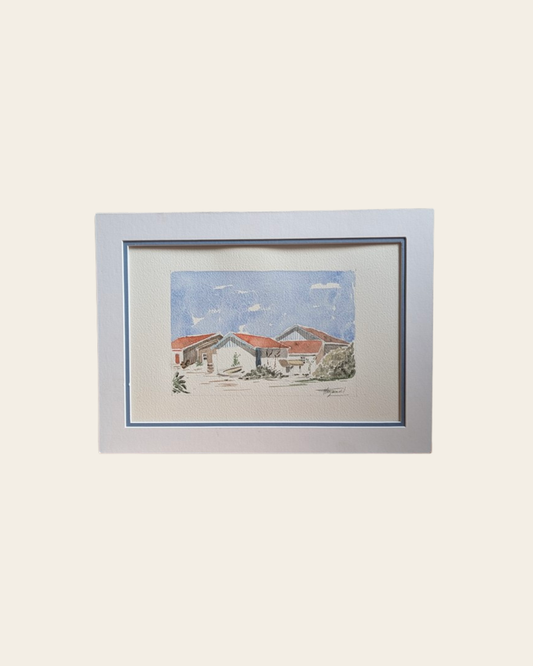 Aquarelle Originale – Esprit du Cap Ferret