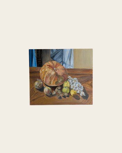 Tableau nature morte – Huile sur bois