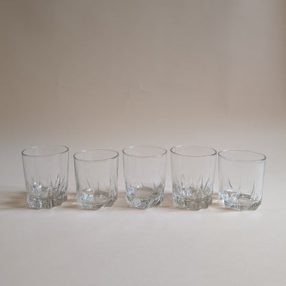 Ensemble de 5 verres à whisky