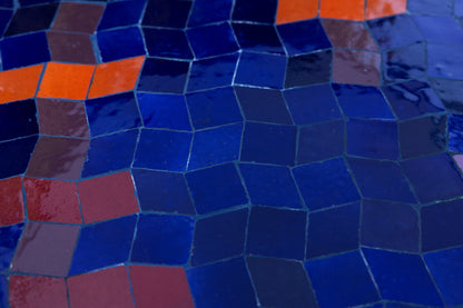 TABLE BASSE "ZOIZEAUX - NUIT" EN ZELLIGE PAR GAZELLE MOB