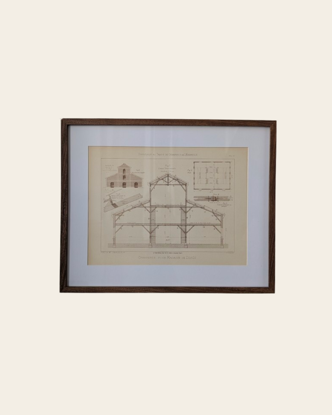 Planches de Charpente Ancienne - Édition L. Mazerolle