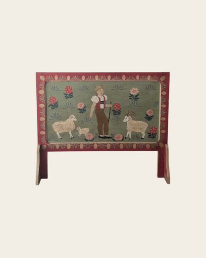 Tête de lit enfant peinte à la main