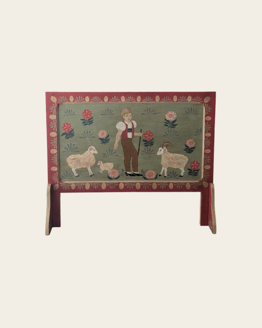 Tête de lit enfant peinte à la main