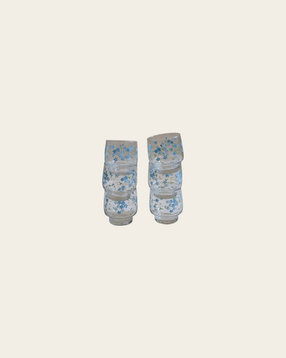 Ensemble de 6 verres Myosotis