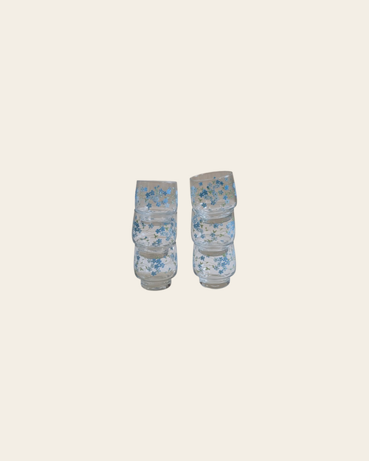 Ensemble de 6 verres Myosotis